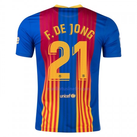 Maillot de Foot FC Barcelone Frenkie de Jong 21 El Clasico 2021 Maillot de Foot FC Barcelone Frenkie de Jong 21 El Clasico 2021